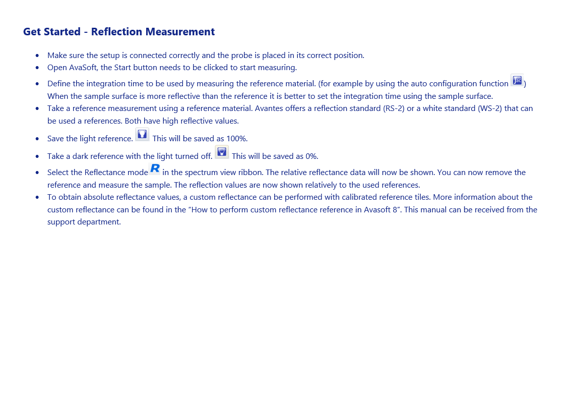 Get Started  Reflection Measurement  image